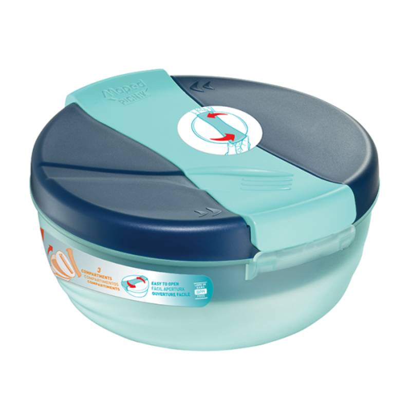 Bol Lunch MAPED Origins 1,4 l Bleu - 872604 - Image 2