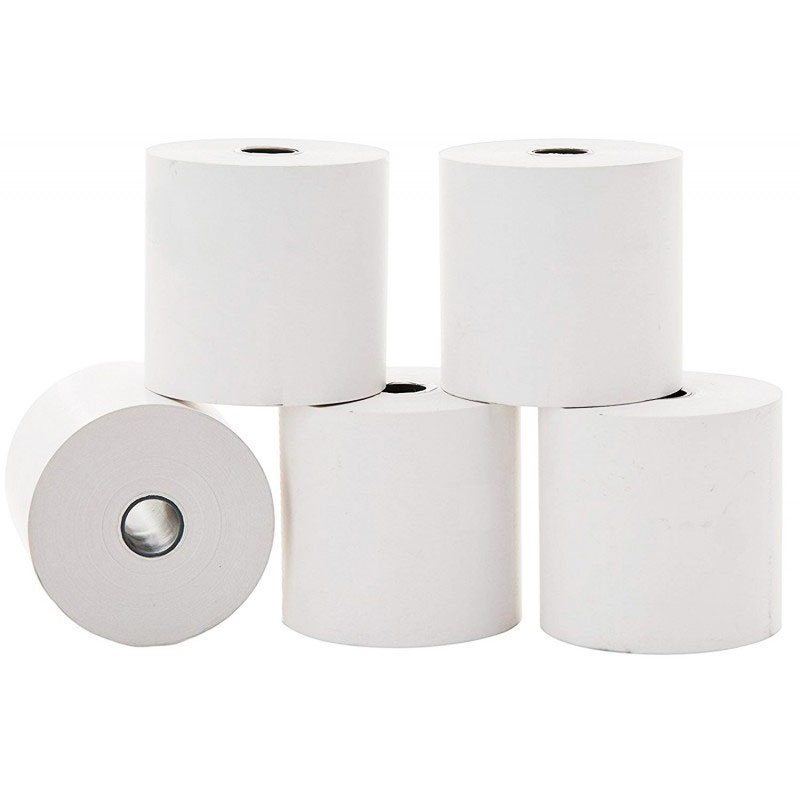 Pack de 5 Rouleaux Papier Thermique 80 x 80