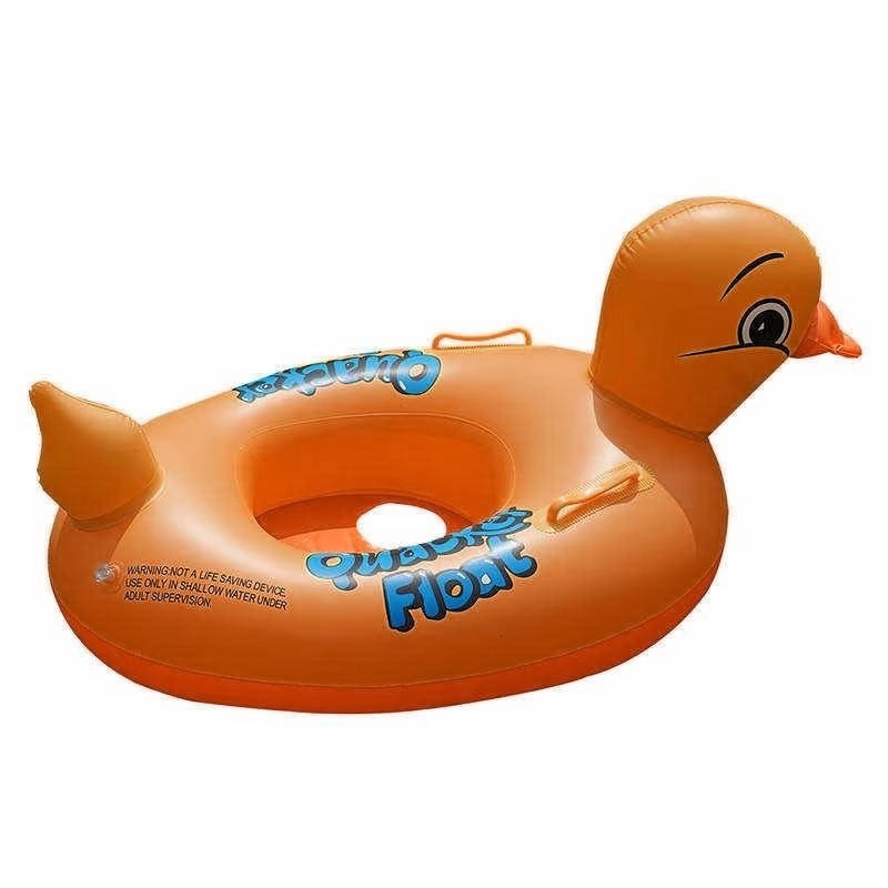 Bouée Gonflable Baby Boat Duck - Orange