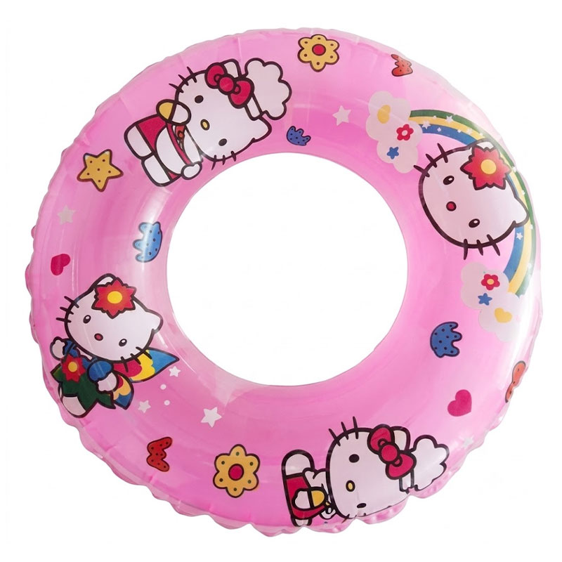 Bouée Gonflable Swimming Ring Rond - Rose