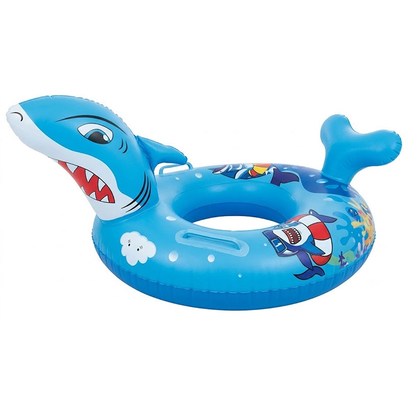 Bouée Gonflable Trumpet Boat Shark - Bleu