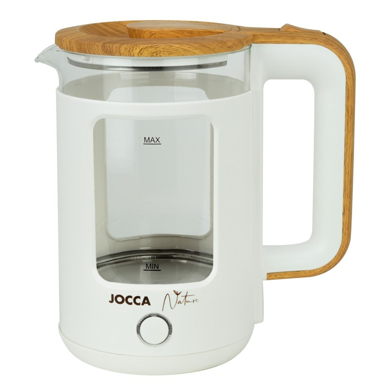 Bouilloire électrique JOCCA Nature 1.8L - Blanc - Image 2