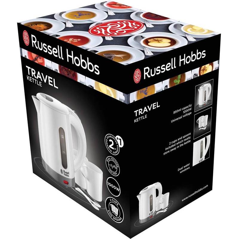 Bouilloire RUSSELL HOBBS 23840-70 1000W - Blanc - Image 3