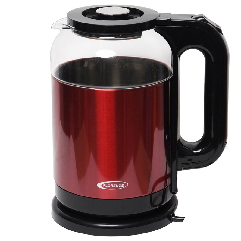 Bouilloire Sans fil FLORENCE HK-415 1500W - Rouge - Image 2