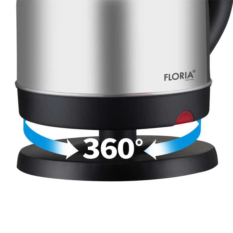 Bouilloire Sans Fil FLORIA ZLN4902 2 Litres - Inox - Image 3
