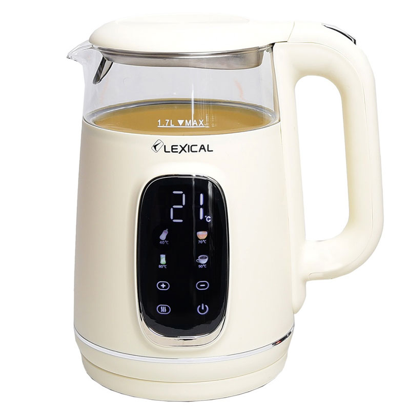 Bouilloire Sans Fil LEXICAL LEK-1462-3 2200W 1.7L - Beige