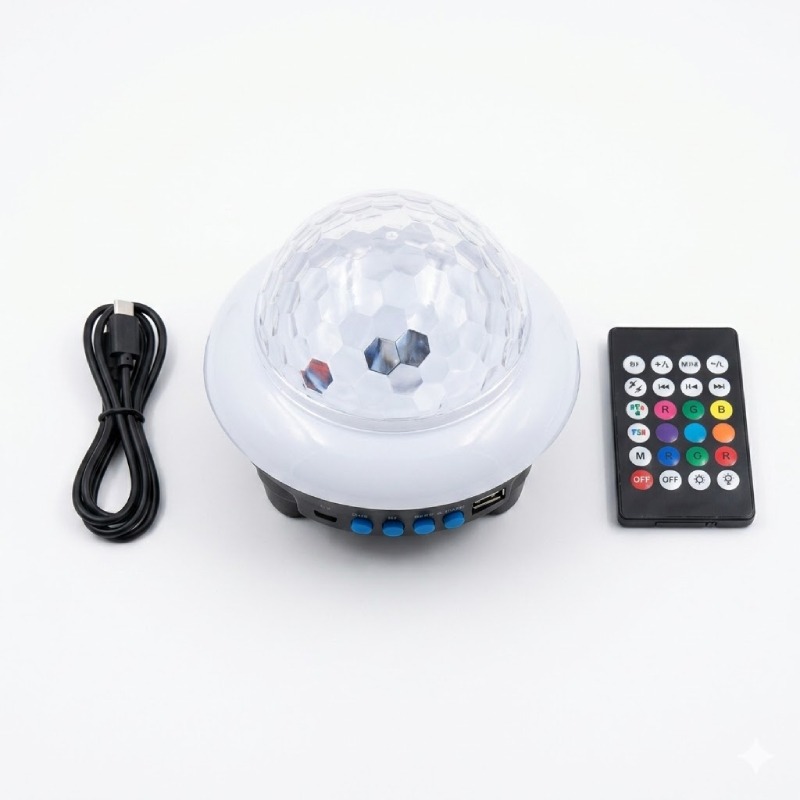 Boule Lumière LED Magic En Cristal - Image 3