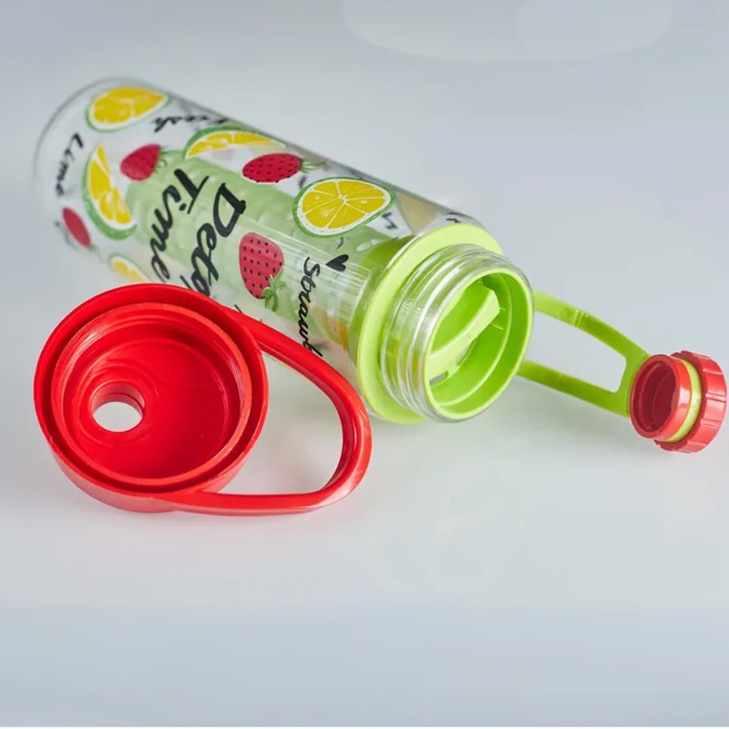 Bouteille d'Eau détox Herevin 650ml - Rouge - Image 3