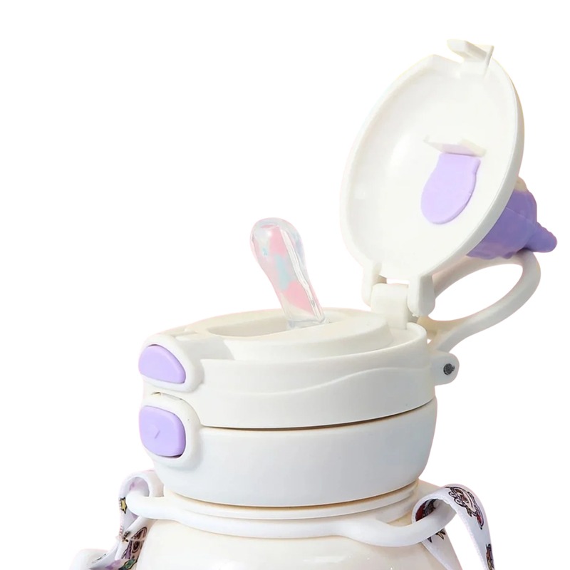 Bouteille D’Eau Labubu Pour Enfants 500ml - Blanc - Image 3