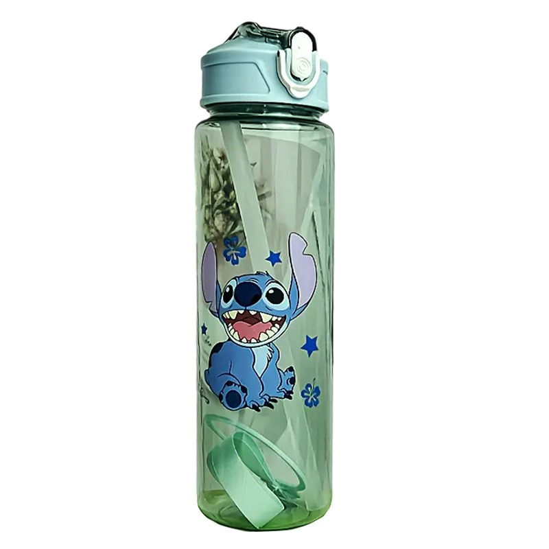 Bouteille D'Eau Stitch 500ml - Vert