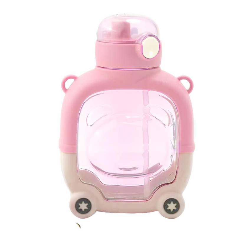 Bouteille d'Eau Lovelly Pour Fille 400 ml - Rose - Image 2