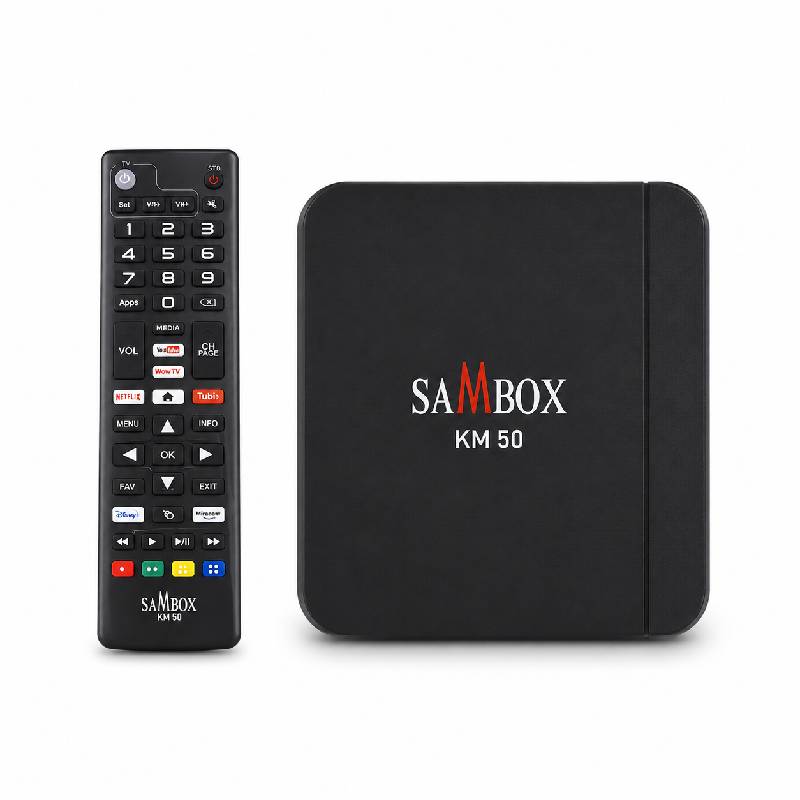 Box TV Android SAMBOX KM 50 Pro 2Go 16Go 4K Ultra HD