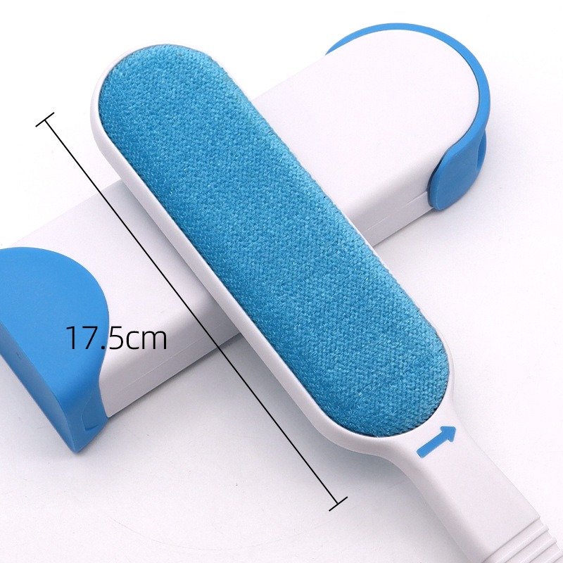 Brosse anti-poils portable Pour Chat Et Chien - Bleu et Blanc - Image 4