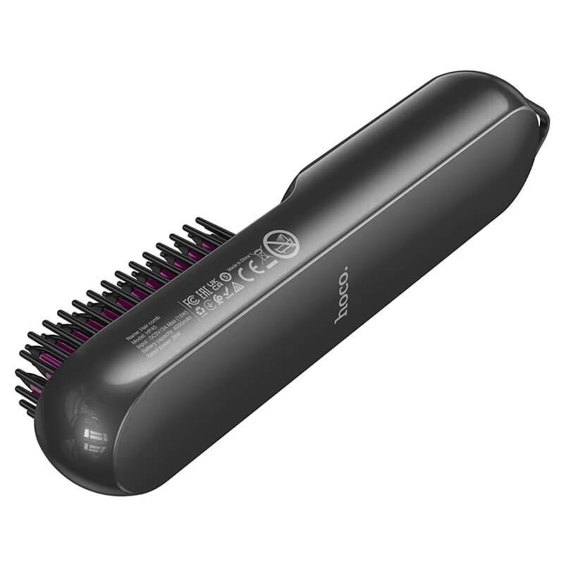 Brosse Lissante Chauffante Sans Fil HOCO HP45 36W - Noir - Image 2
