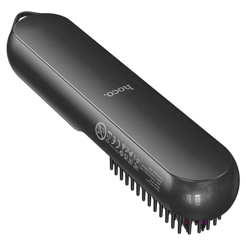 Brosse Lissante Chauffante Sans Fil HOCO HP45 36W - Noir - Image 3