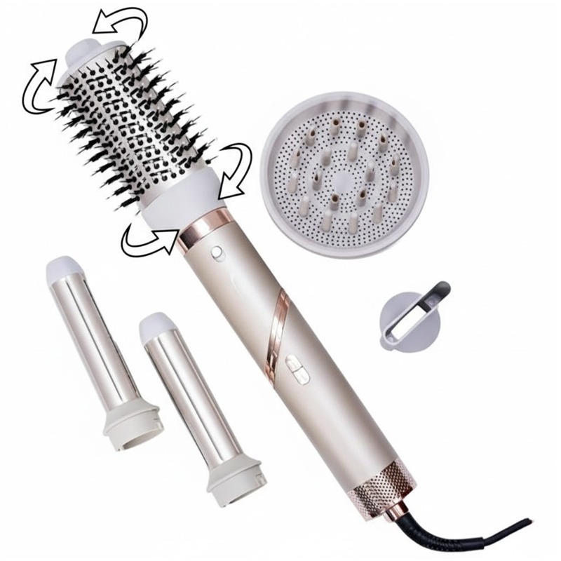 Brosse soufflante 3EN1 FLORENCE HK-455 1000Watts - Beige