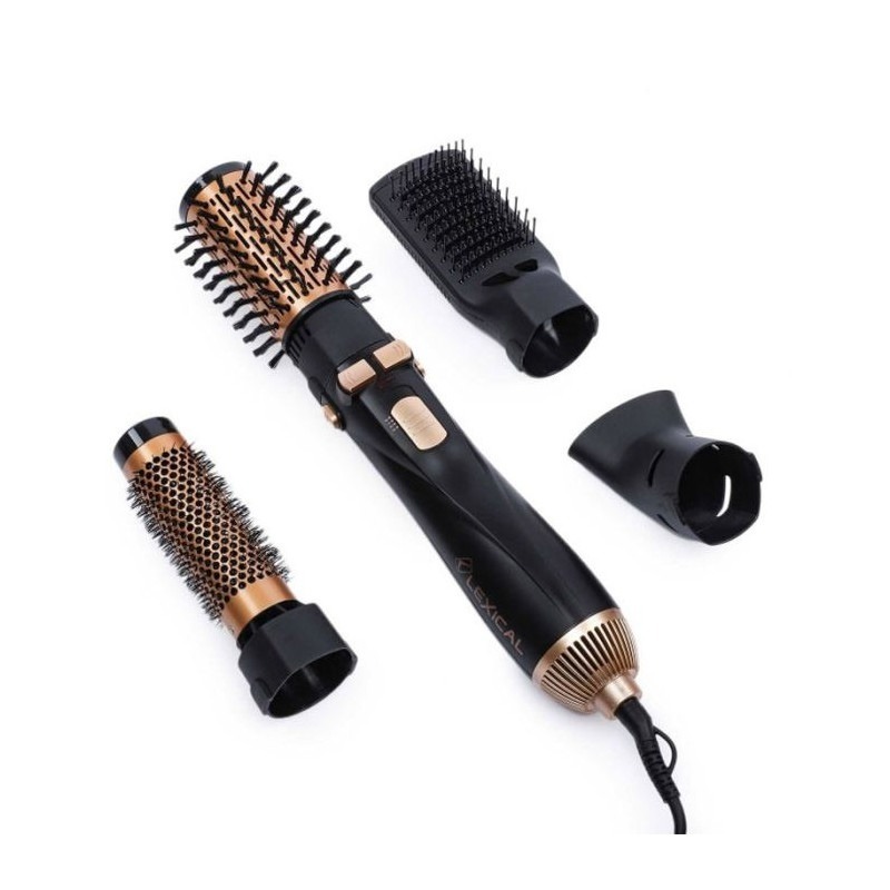 Brosse soufflante 4EN1 LEXICAL LAS5203 1000 Watts - Noir