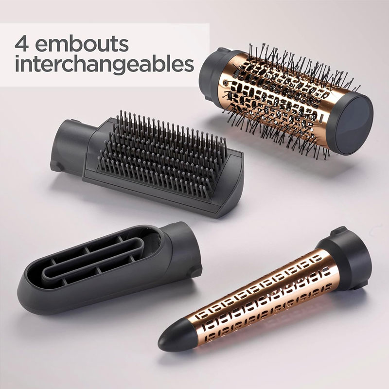 Brosse Soufflante BABYLISS Air Style AS136E Avec Accessoires - Gris - Image 4