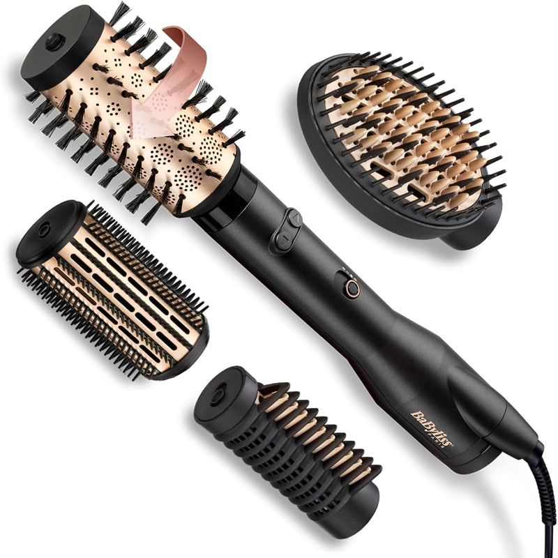 Brosse Soufflante BABYLISS AS970E Big Hair Luxe Rotative - Noir