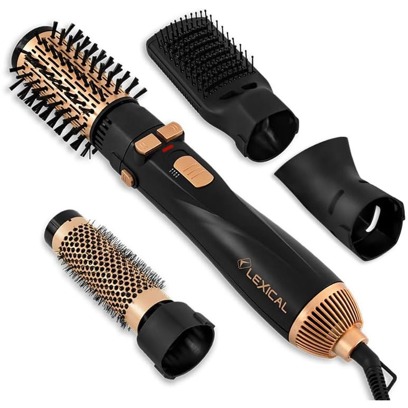 Brosse soufflante LEXICAL LAS-5203 4en1 1000 Watts - Noir