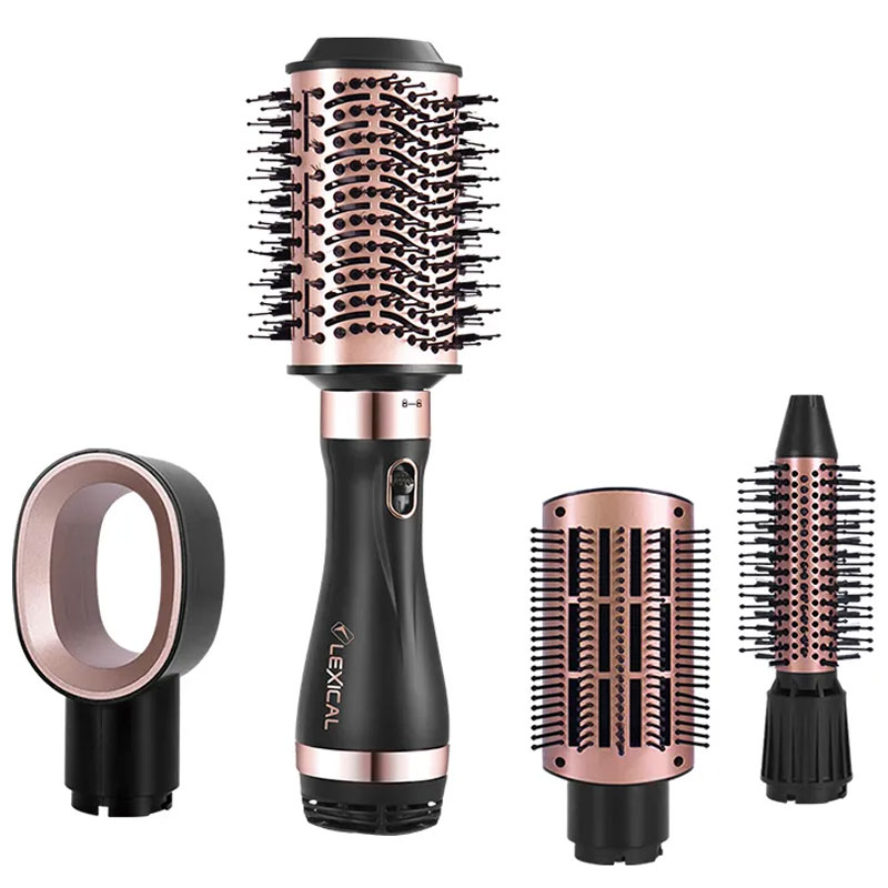 Brosse soufflante LEXICAL LAS-5204 4en1 1000 Watts - Noir