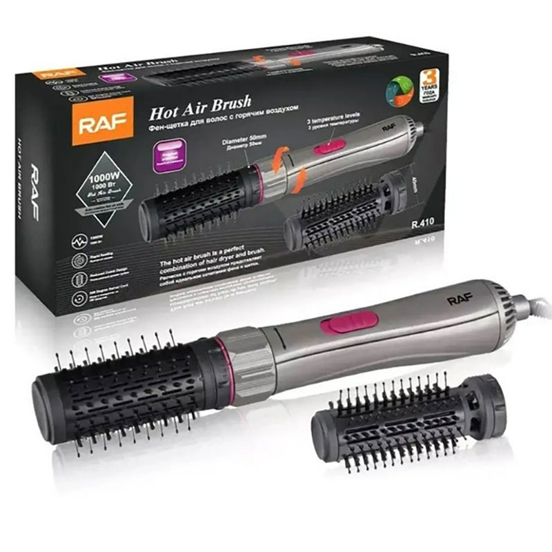 Brosse Soufflante RAF R-410 Rotative 1000 Watts - Gris - Image 2