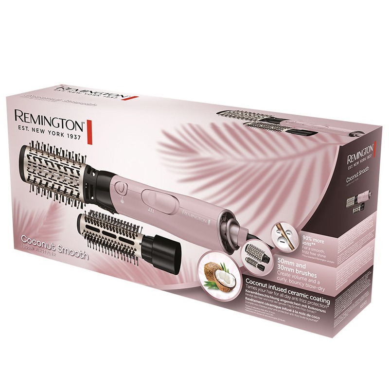 Brosse Soufflante REMINGTON Coconut Smooth AS5901 1000W - Rose - Image 2