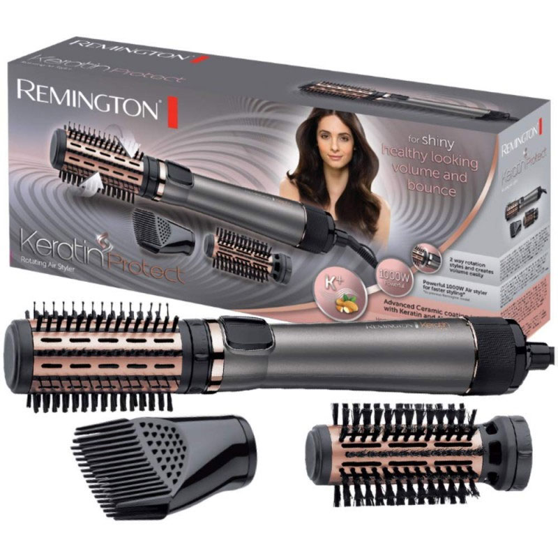 Brosse Soufflante REMINGTON Rotative Kératin Protect 1000W - Noir