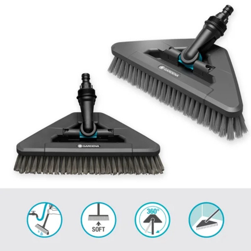 Brosse à manche GARDENA souple flex Cleansystem - Image 4