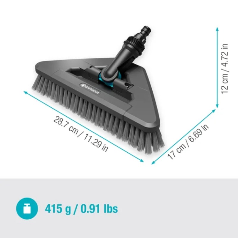 Brosse à manche GARDENA souple flex Cleansystem - Image 3