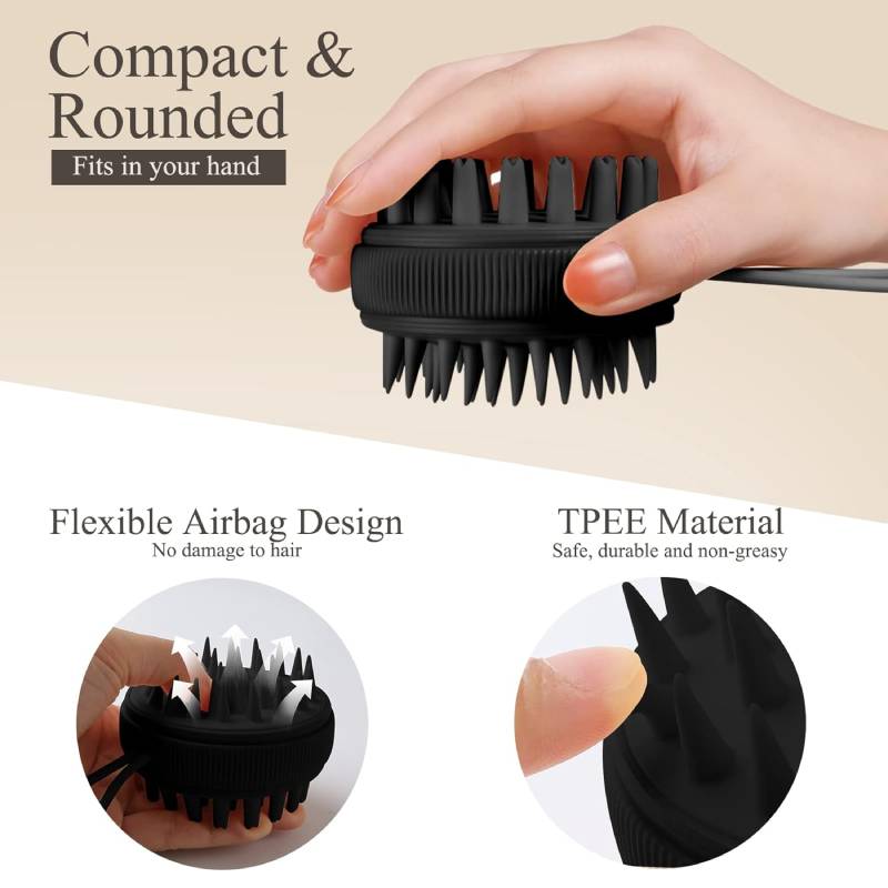 Brosse à Shampoing Double Face TOUCH BEAUTY PL-2251 - Image 2