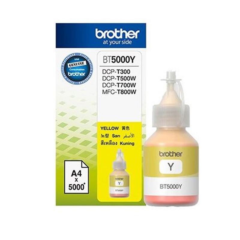 Bouteille D'encre Original BROTHER BT-5000 - Jaune (BT-5000Y)