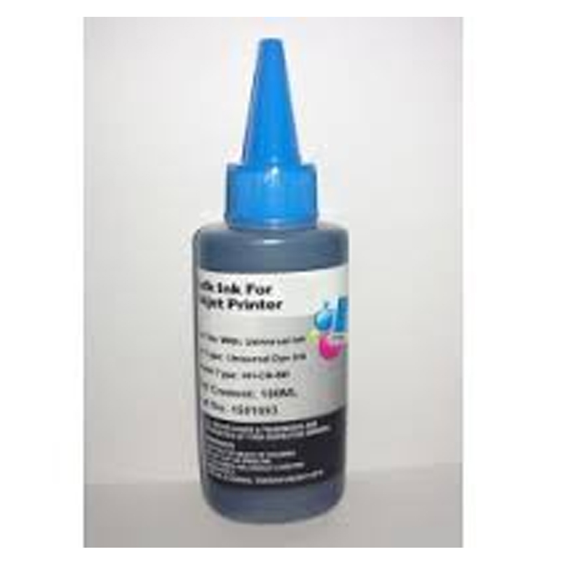 Bouteille D'encre Adaptable Universelle 100ML - Cyan - Image 2