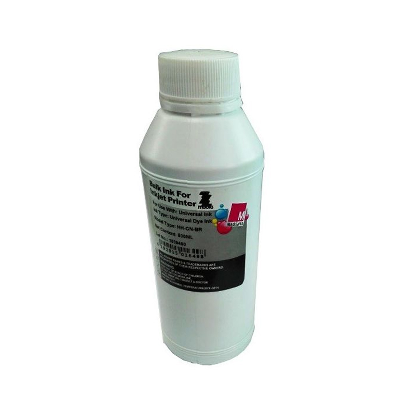 Bouteille D'encre Adaptable Universelle 1 Litre - Magenta