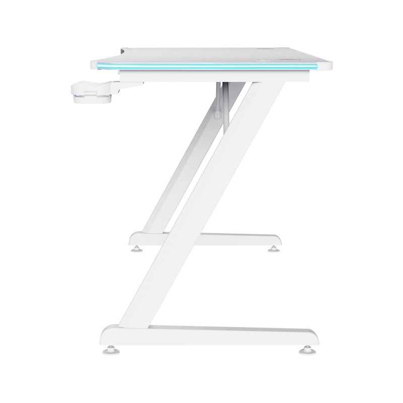 Bureau de Gaming TRUST GXT 709 Luminus RGB - Blanc - Image 5