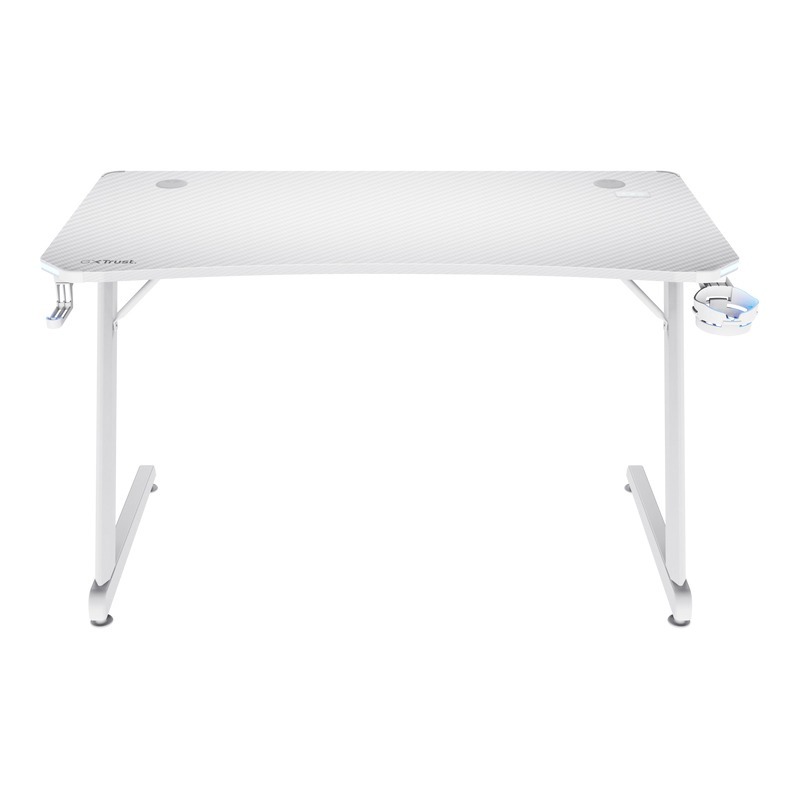 Bureau de Gaming TRUST GXT 709 Luminus RGB - Blanc - Image 3