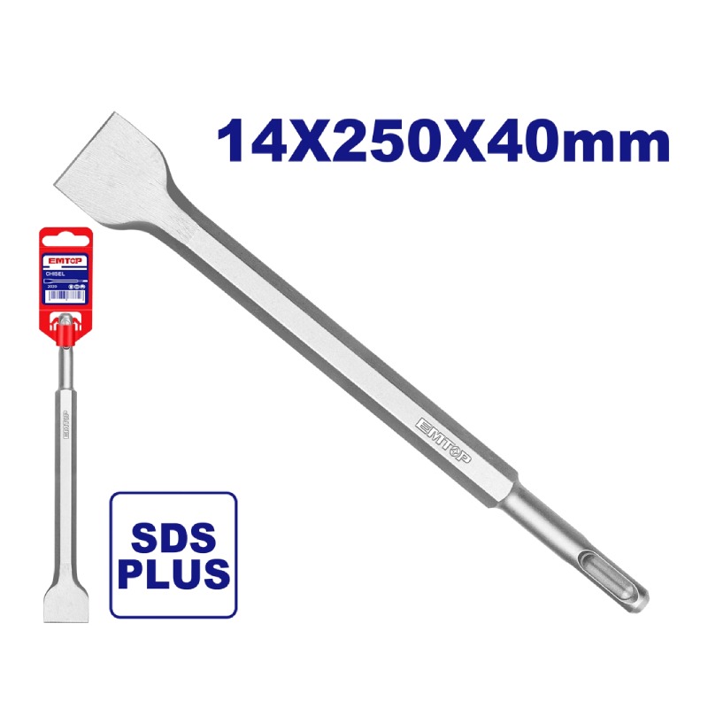 Burin Plat SDS Plus EMTOP 14X250X40MM -ECHS132501 - Image 3