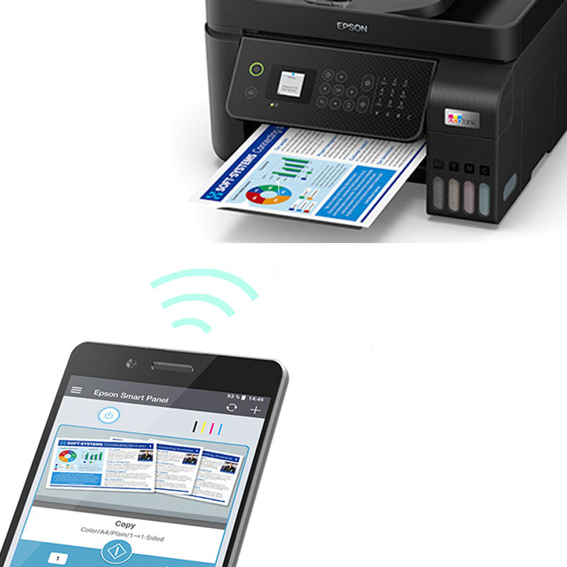 Imprimante EPSON ECOTANK L5290 à Réservoir Intégré 4En1 Couleur A4 WIFI  - Image 4