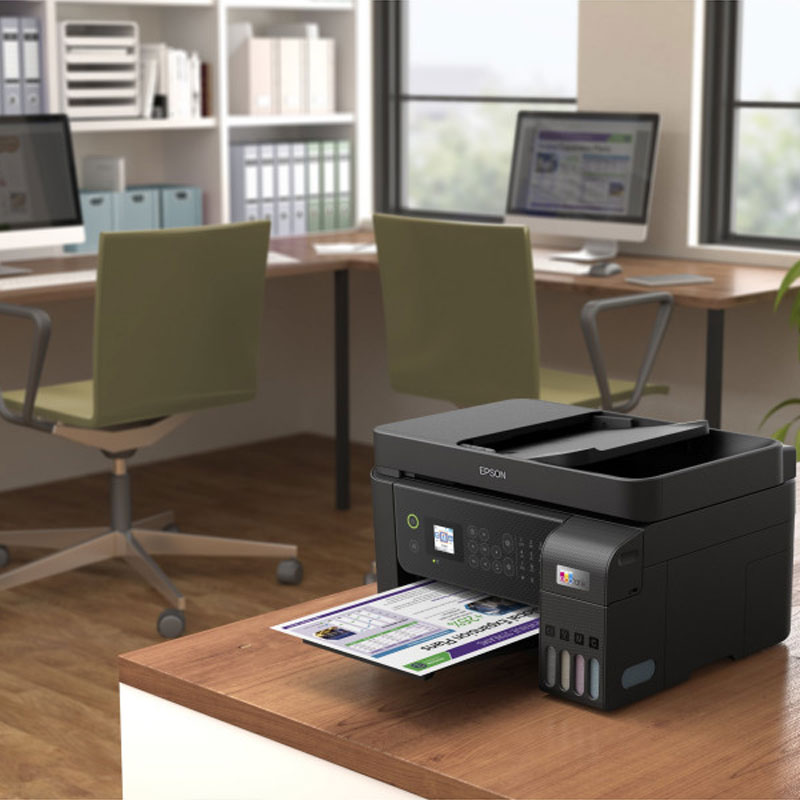 Imprimante EPSON ECOTANK L5290 à Réservoir Intégré 4En1 Couleur A4 WIFI  - Image 9