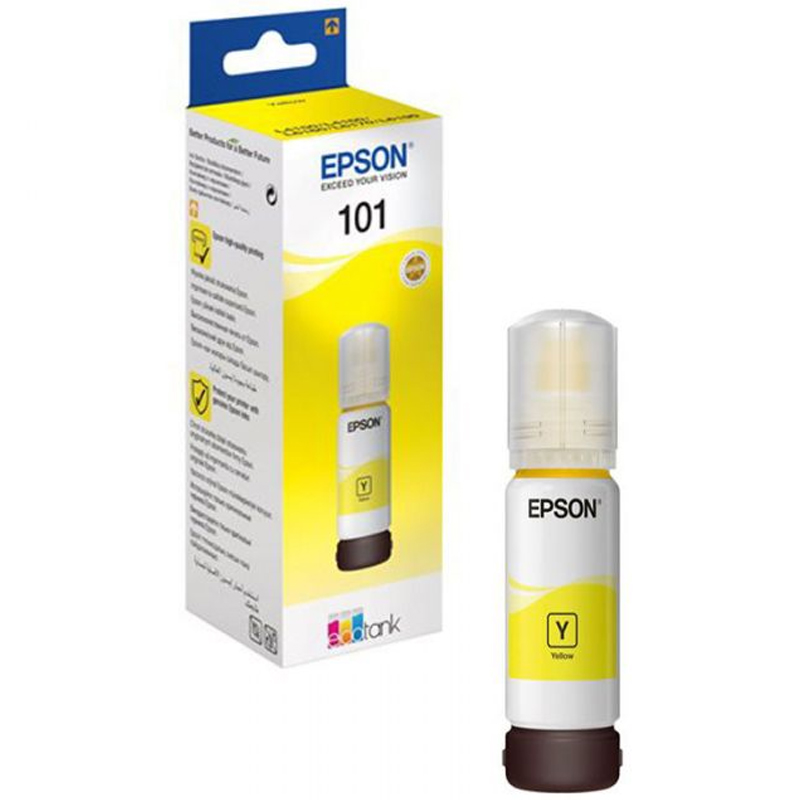 Bouteille D'encre Original EPSON 101 - Jaune (C13T03V44A)
