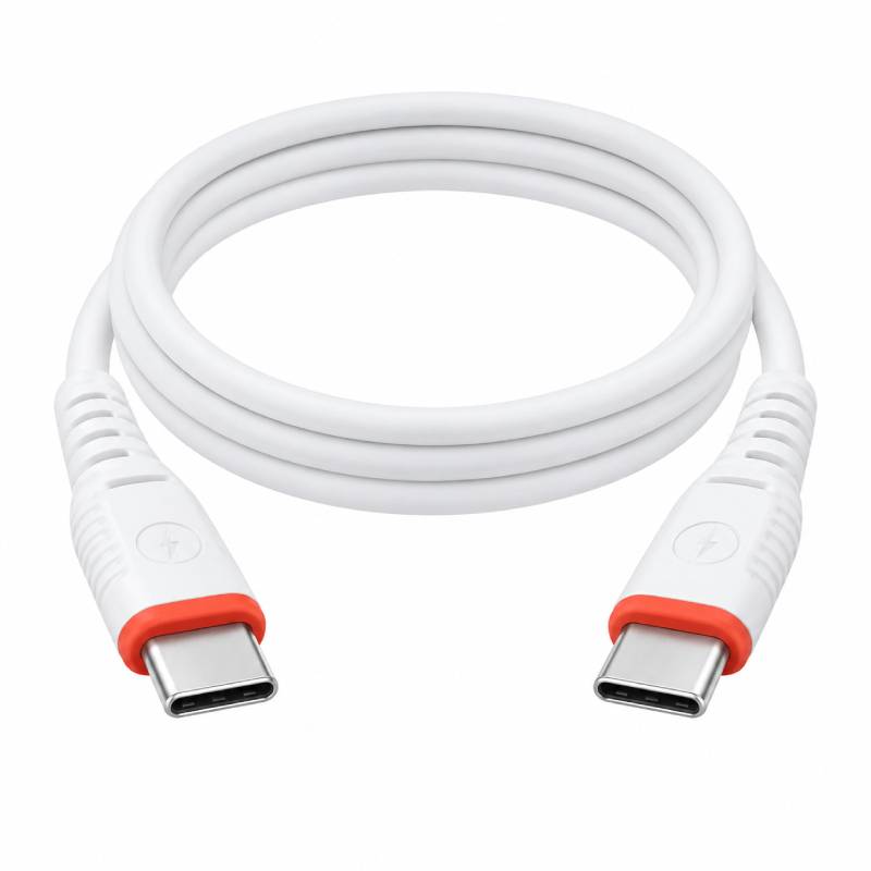 Câble Chargeur GFUZ CA-126 66W Type-C vers Type-C - Blanc