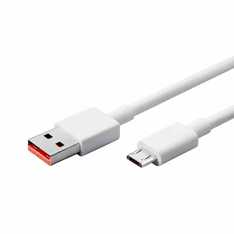 Câble de Charge BLUE SISTEM USB-A Vers Micro-USB 5A - Blanc