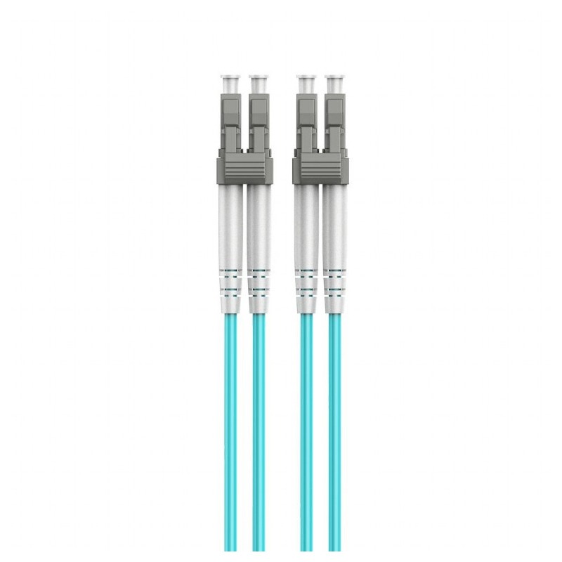 Câble à Fibre Optique multimode GEMBIRD duplex OM4 50/125, LC/LC 2m - Bleu - Image 3