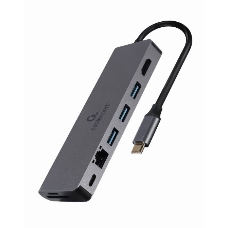 Cable adaptateur réseau USB-C Gigabit GEMBIRD - Gris - Image 3