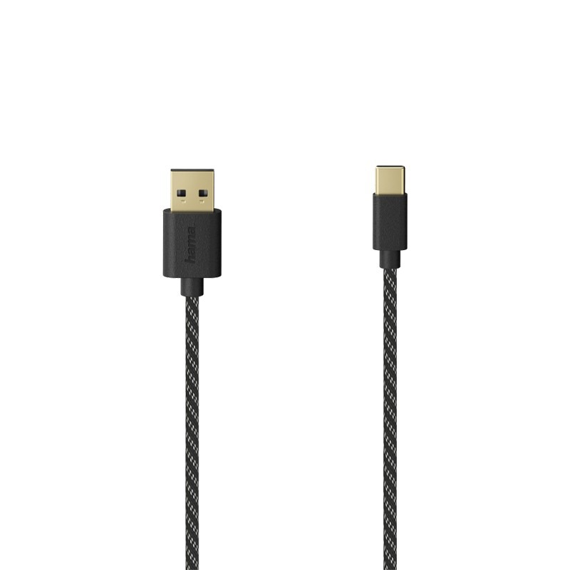 Câble Chargeur HamaTYPE C 3.2 Gen1 1.5M 100W - Noir