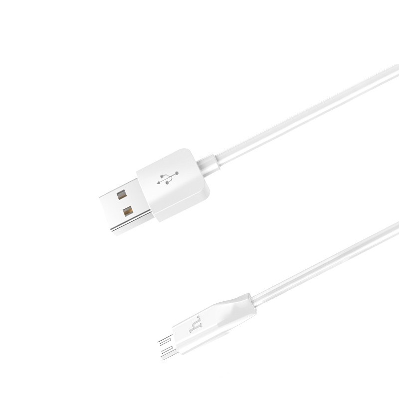Câble De Charge Rapide HOCO X1 Micro USB - Blanc - Image 3