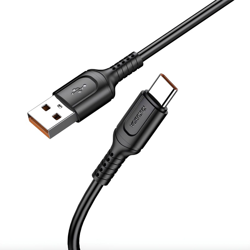 Cable Chargeur KAKUSIGA  USB-A Vers Type-C 1M - Noir
