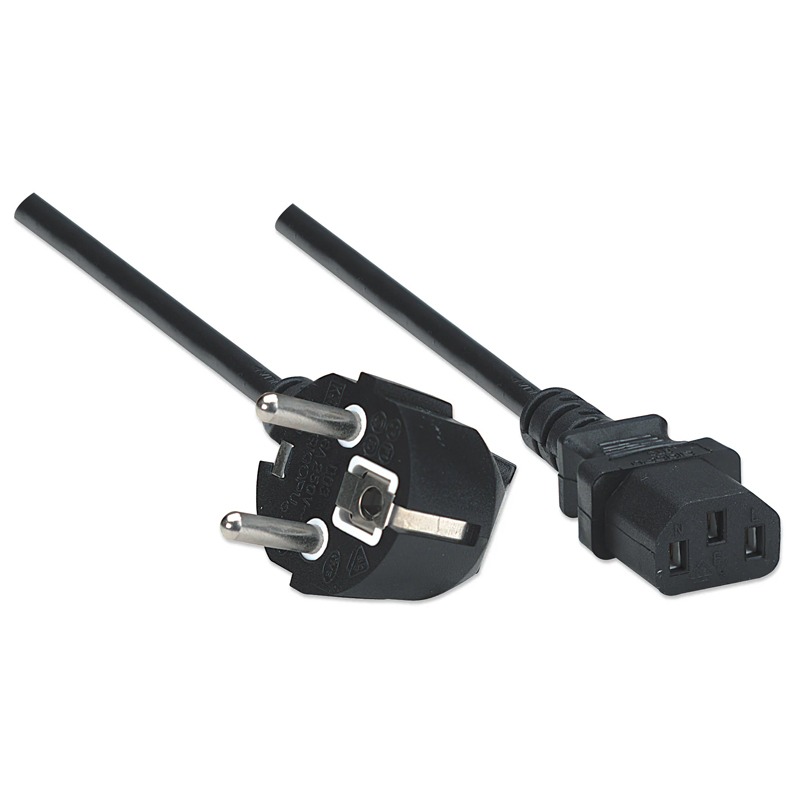 Cable D'alimentation MANHATTAN PC vers Schuko CEE Pour Chargeur - Image 2