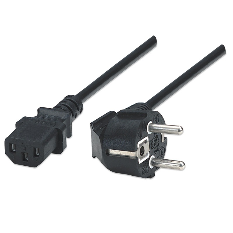 Cable D'alimentation MANHATTAN PC vers Schuko CEE Pour Chargeur
