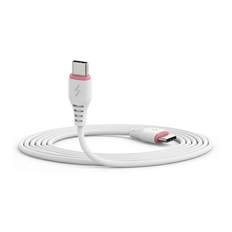 Câble de Charge ASPOR AC-60 TYPE-C 60W - Blanc - Image 2